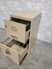 2 Drawer Filing Cabinet 15" x 18" x 25" Key Included - 2