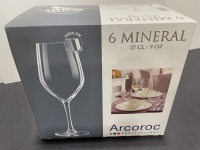 11oz Mineral Wine Glasses - Lot of 6
