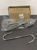 7" Stainless Steel Meat Hooks - Lot of 10