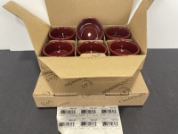 2oz Purity Red Circular Bowls - Lot of 12