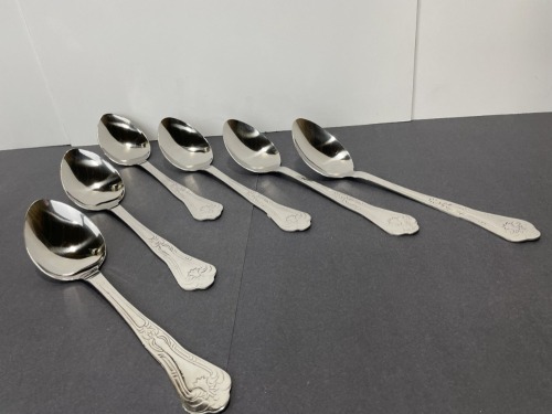 11" Serving Spoons - Lot of 6
