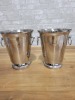 Stainless Ice Buckets, 8" x 9-1/4" - Lot of 2 - 3