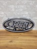 27.5" LED Open Sign With Remote - 3