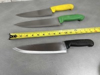 Sharpened Chefs Knives - Lot of 3