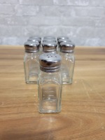Glass Salt and Pepper Shaker - Lot of 10