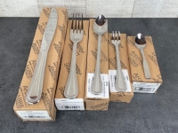 Arcoroc Sabre Heavyweight Cutlery Set - Lot of 84 Pieces