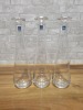 1/2 Liter Carafes with Stoppers, Schott Zwiesel D-94227 - Lot of 3 - 3
