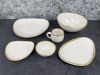 White Terrastone Porcelain - Lot of 36 (6 each)