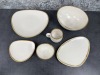 White Terrastone Porcelain - Lot of 36 (6 each) - 2