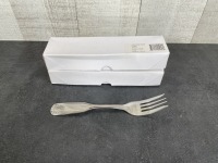 Heavyweight Shell Salad Forks - Lot of 24