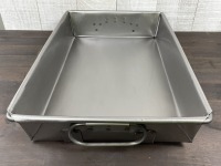 12" x 18" x 3.5" Heavy Carbon Steel Strapped Roasting Pan, New