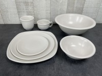 Dudson Evo Pearl Dinnerware Set - Lot of 37 Pieces
