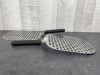 Browne Euro Perforated Stainless Pizza Servers - Lot of 2 - 3