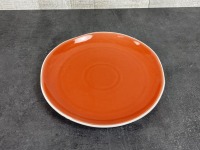 6.5" Orange Canyon Ridge Plates - Lot of 18