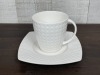C&S Satinique 8oz Tea Cups with 6" Saucers - Lot of 6 (12pcs)