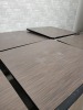 Walnut 36" x 36" Dining Tables With Bases - Lot of 6 - 3
