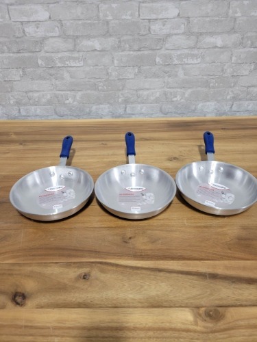 Thermalloy 8" Fry Pans, Browne 5813808 - Lot of 3
