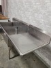 Two Compartment Sink with Right Drainboard - 2