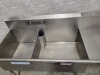 Two Compartment Sink with Right Drainboard - 3