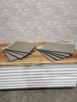 Crown Supreme Stainless Steel Perforated Baking Pans - Lot of 10