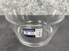 7.75" Unisson 74oz Stackable Glass Bowls - Lot of 5