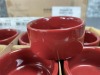 Purity 2.5" Red 2oz Bowls - Lot of 48 - 2