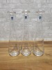 1/2 Liter Carafes with Stoppers, Schott Zwiesel D-94227 - Lot of 3 - 3