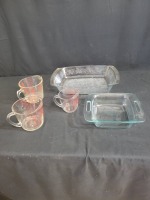 Glass Measures/Baking Dishes - Lot of 5 Pieces