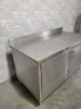 60" Stainless Steel Cabinet with 4" Backsplash - 3
