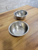 7.5" Stainless Steel Mixing Bowls - Lot of 9