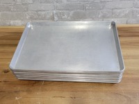 21.5" x 15.5" Aluminum Sheet Pans - Lot of 11