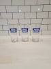 Bud Light 7" Beer Glasses - Lot of 3 - 2