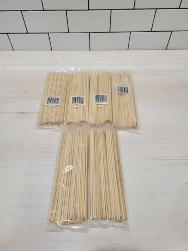 9" Bamboo Skewers - New in Bag - lot of 600