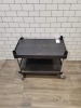 27" x 17" x 20" Two Tiered Bussing Cart - 2