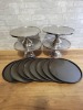 Pizza Pans and Serving Trays - Lot of 12