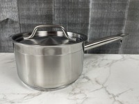 2qt Heavy Stainless Induction-Ready Sauce Pan