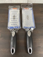 Extra Coarse and Medium Graters - Lot of 2 Pieces