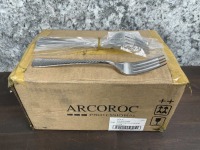 Arcoroc Salad/Dessert Forks - Lot of 51