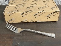 Arcoroc Salad/Dessert Forks - Lot of 24
