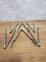 Lot of Commercial Tongs - (3) 16", (4) 12"
