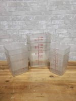 Cambro Food Storage Containers - Lot of 7 Pieces