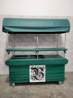 Cambro Insualted Coffee Cart on Wheels with Canopy