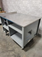 Duke 49" Worktable with Cup Dispensers SUB-CU-L49A M