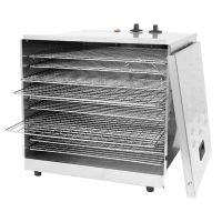 Stainless Steel Food Dehydrator with 10 Racks, Omcan 43222