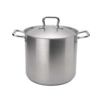 16qt Stainless Stock Pot w/Cover, Elements by Browne