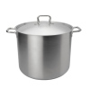 24qt Stainless Stock Pot w/Cover, Elements by Browne