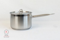 4.5 QT Stainless Steel Sauce Pot with Lid - Induction Capable- Lot of 3