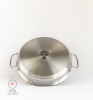 8 QT Stainless Steel Brazier Pan with Lid - JR47782 - Lot of 1 - 3