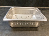 Johnson Rose 57207 1 / 2-Size Steam Table Pan 10 Qt- Lot of 2