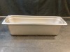 Johnson Rose 57216 6" 1 / 2-Size Steam Table Pan- Lot of 3